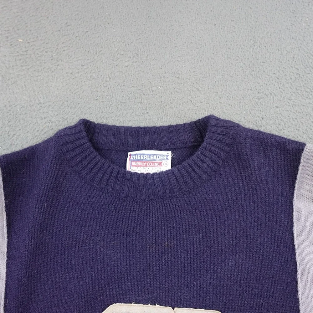 Vintage Columbine High School Rebels Sweater Pullover Adult 36 Small Varsity